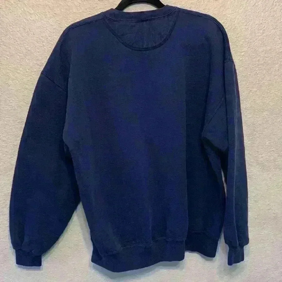 Oarsman 913 navy Up North crew neck sweatshirt sz XL lake life grandmacore cozy - Picture 9 of 9
